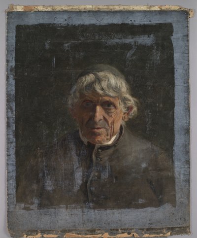 Portrait of an Elderly Priest by Christian Jorgensen